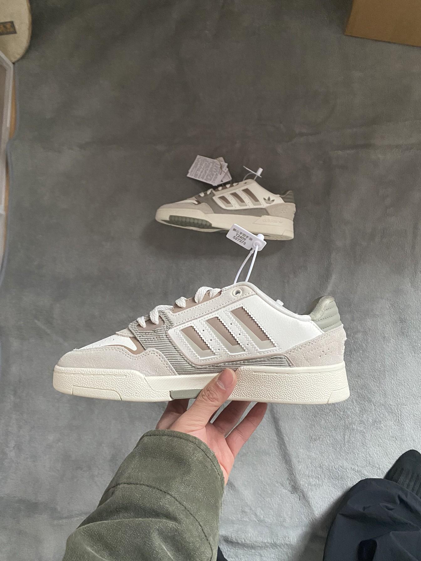 adidas originals Drop Step 2.0 舒适百搭 防滑耐磨 低帮 板鞋 男女同